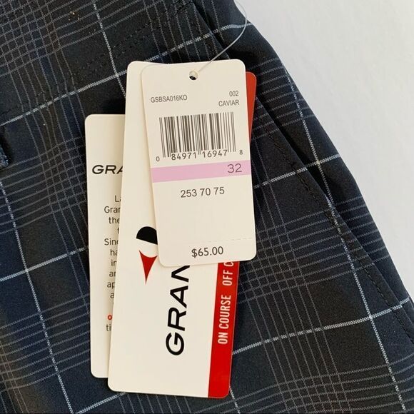 Men's Grand Slam MotionFlow 360 Plaid Golf Shorts! - Picture 5 of 8